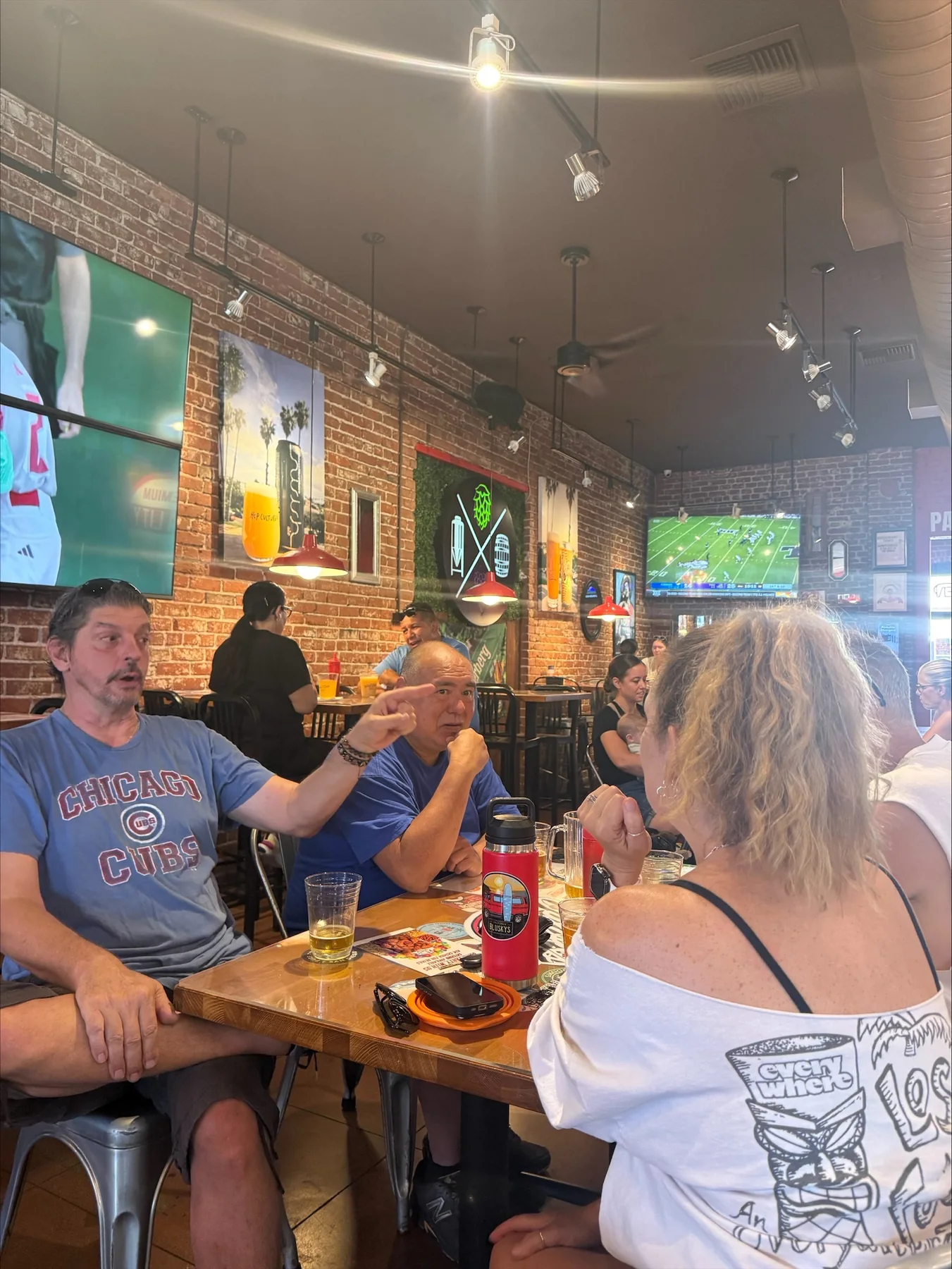 Friends enjoying Barrel & Stave in Downtown Fullerton